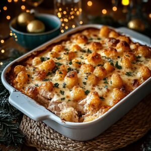 Cracked Out Chicken Tater Tot Casserole Recipe