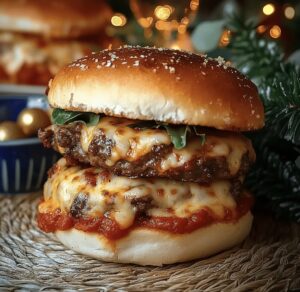 Crockpot Pizza Burgers Recipe