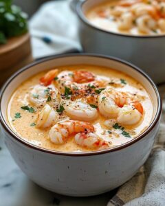 Luxurious Crab & Shrimp Seafood Bisque Recipe