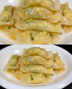 Breakfast Veggie & Egg Dumplings Recipe
