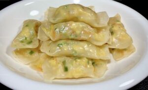 Breakfast Veggie & Egg Dumplings Recipe