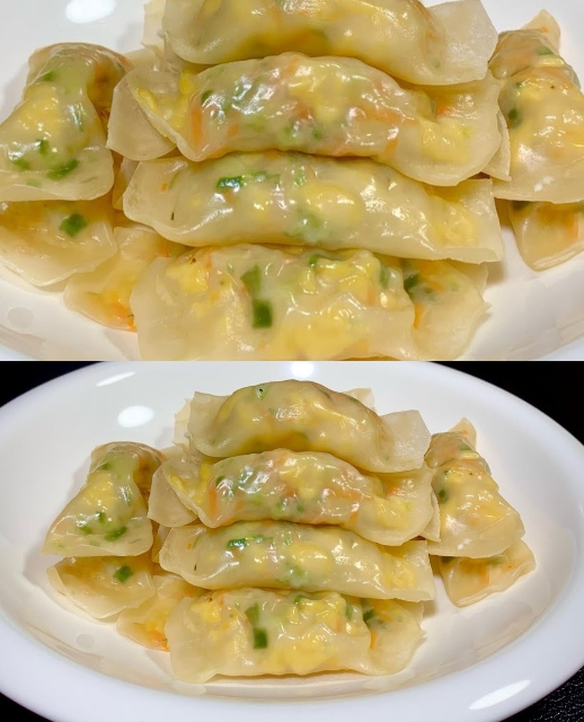 Breakfast Veggie & Egg Dumplings Recipe