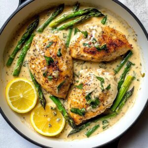 Lemon Chicken and Asparagus Skillet Recipe
