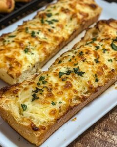 Cheesy Garlic Bread Recipe