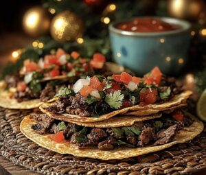 Mexican Tostadas De Beef Carne Asada Recipe