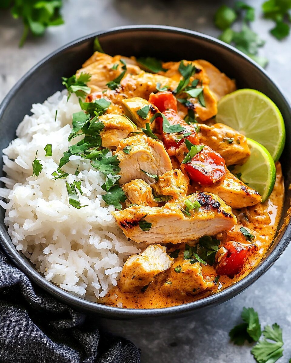 Coconut Chicken Rice Bowl Recipe