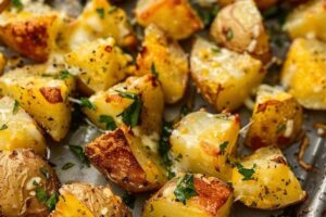 Cheesy Ranch Oven Roasted Potatoes Recipe