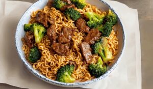 Beef and Broccoli Ramen Stir Fry Recipe