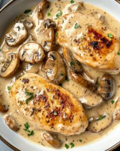 Creamy Mushroom Chicken Recipe