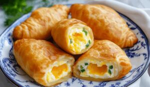 Cheesy Egg & Cheese Piroshki Recipe