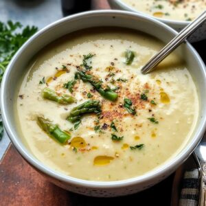 Creamless Asparagus Soup Recipe