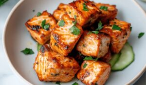 Air Fryer Salmon Bites Recipe