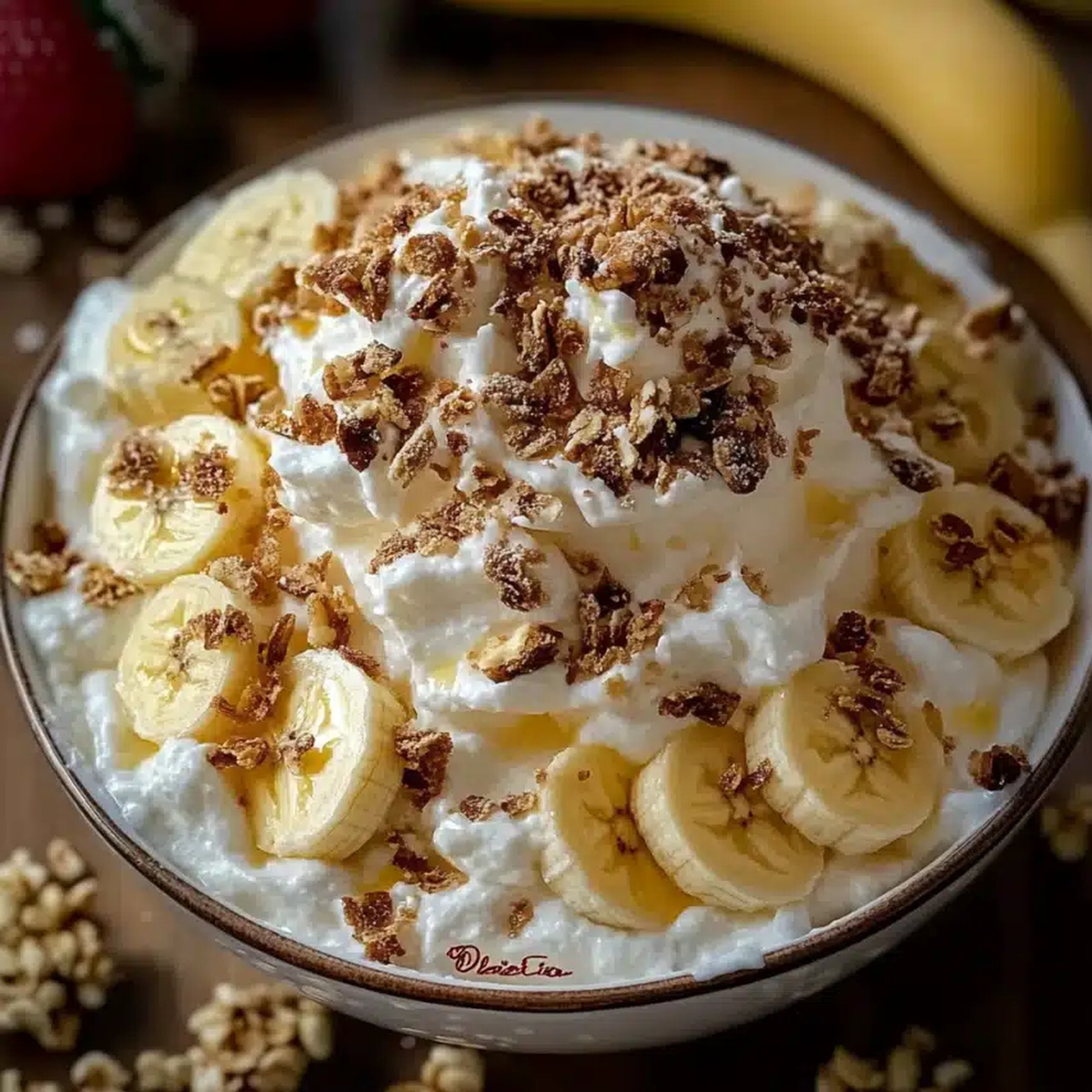 Banana Split Fluff Recipe