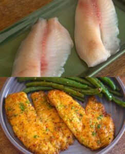 Pan-Fried Tilapia with Herbed Chili Batter Recipe