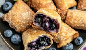 Blueberry Egg Rolls Recipe