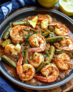 Smothered Okra with Shrimp Recipe