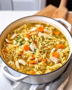 Dutch Oven Chicken Noodle Soup Recipe