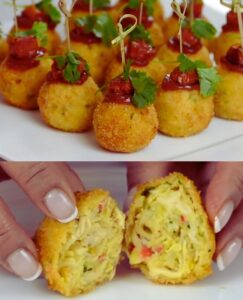 Gourmet Chicken Croquettes with a Twist Recipe