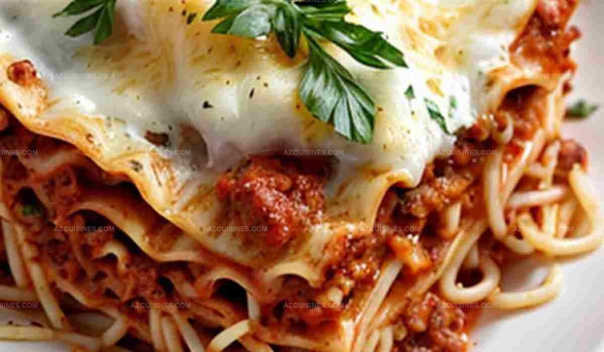 Cheesy Baked Spaghetti Extravaganza Recipe