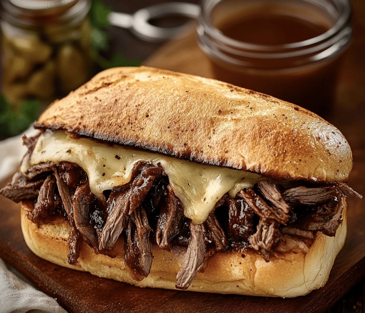 Crockpot French Dip Sandwich Recipe