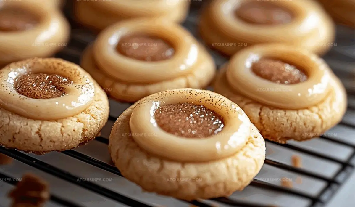 Eggnog Snickerdoodle Thumbprint Cookies Recipe