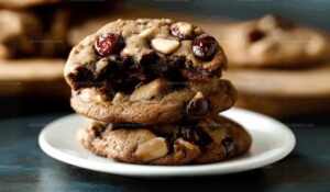 Dark Chocolate Cranberry Almond Cookies Recipe