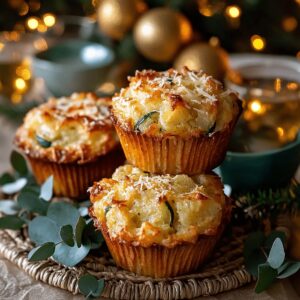 Crispy Parmesan Zucchini Potato Muffins Recipe