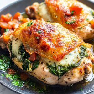 Spinach Stuffed Chicken Breast Recipe