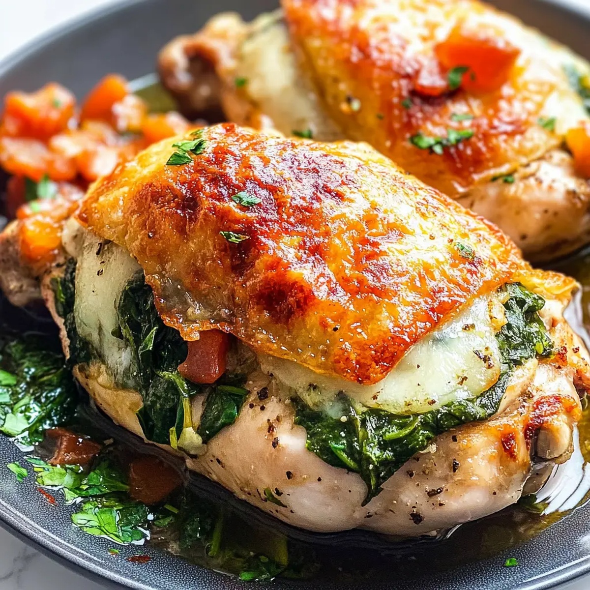 Spinach Stuffed Chicken Breast Recipe