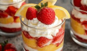 Lemon-Strawberry Parfaits Recipe