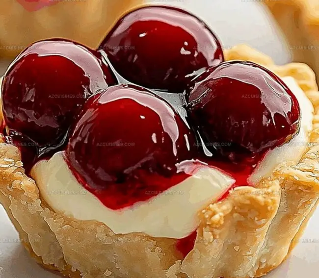 Why Mini Cherry Cream Cheese Pies Are So Delightful