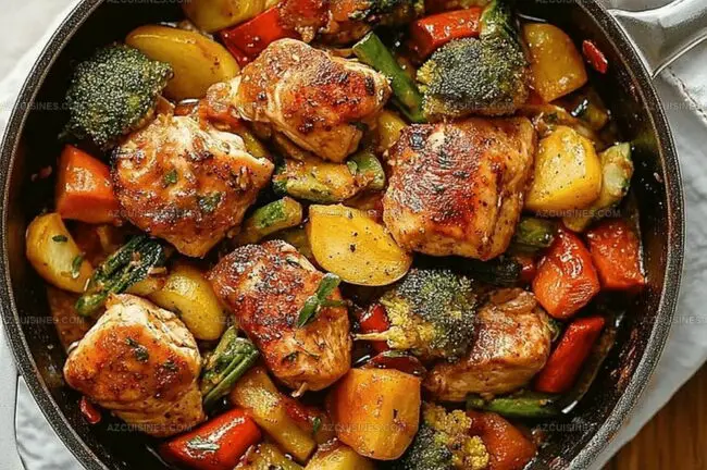 Top Tips For One-Pot Chicken And Vegetables Skillet