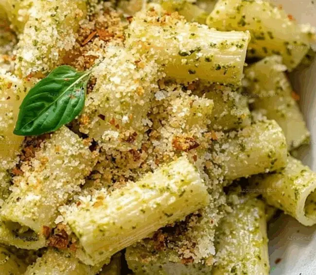 What Makes Creamy Pesto Rigatoni So Tasty