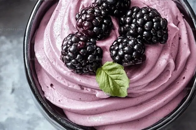 How to Make Blackberry Mousse With Ease