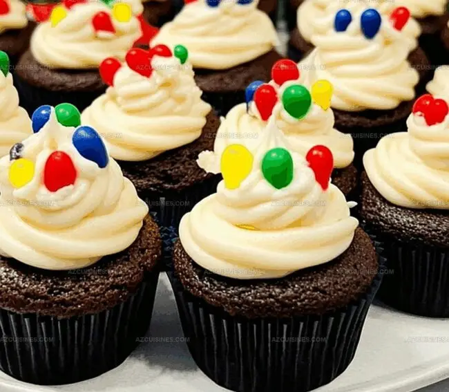 Why People Smile At Christmas Light Cupcakes