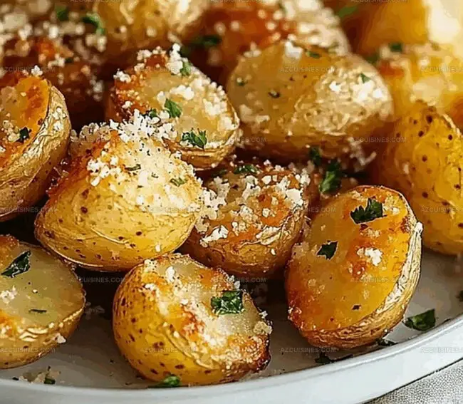 Why Roasted Garlic Butter Parmesan Potatoes Are So Irresistible