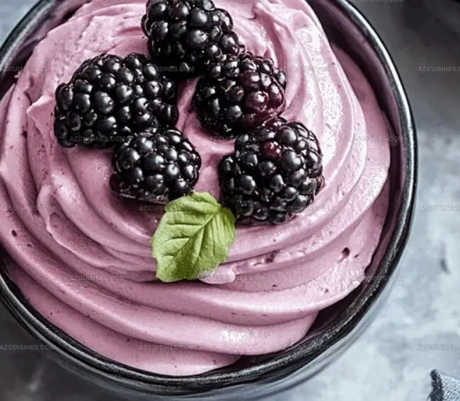What Makes Blackberry Mousse So Refreshing