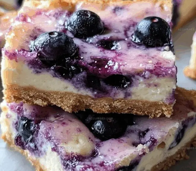 What Makes Blueberry Cream Cheese Bars So Tasty