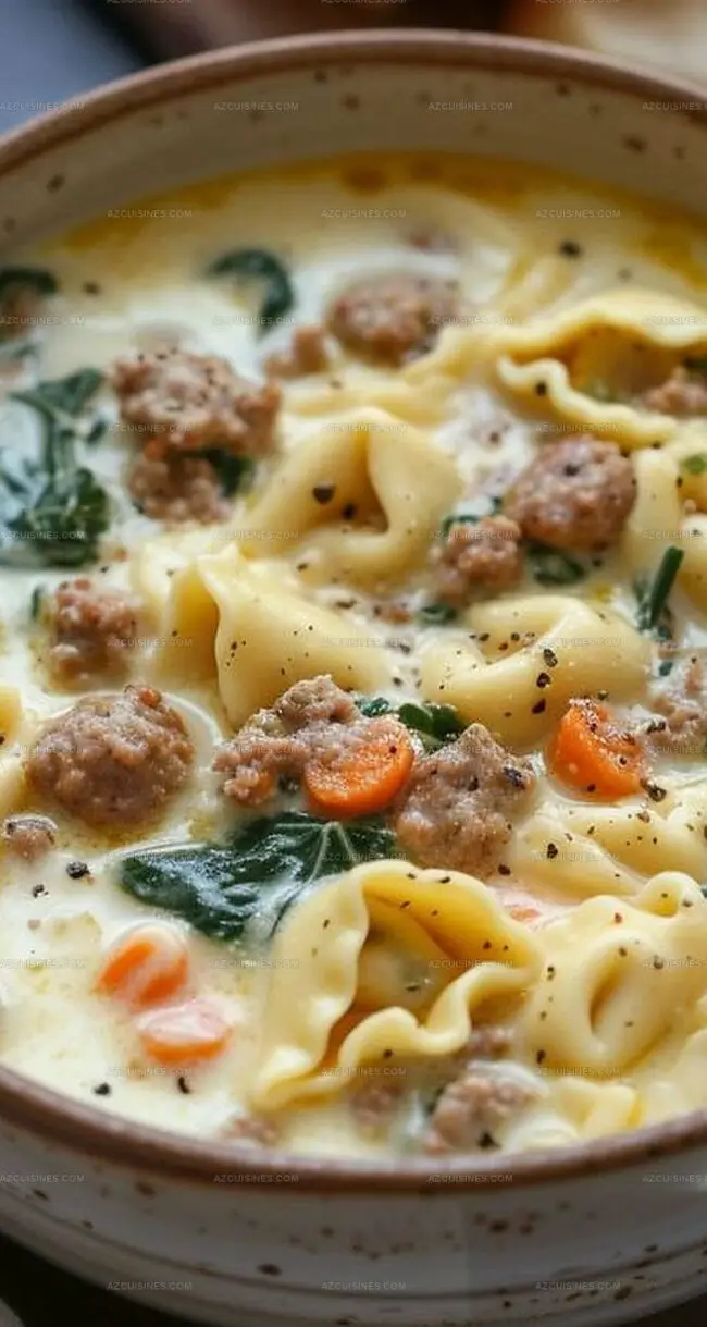 Perks Of Slow Cooker Creamy Sausage & Tortellini Soup