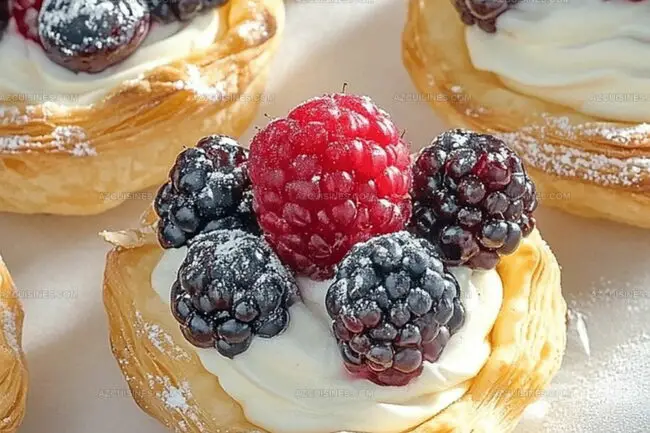 How To Create Puff Pastry Berries & Cream Tarts Easily