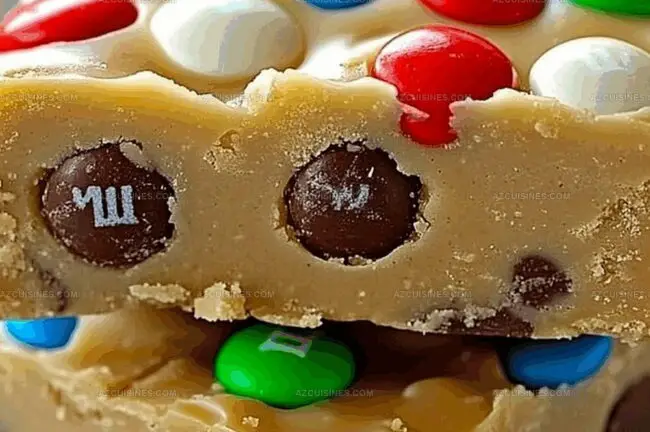 How to Make M&M Cookie Dough Fudge in a Snap