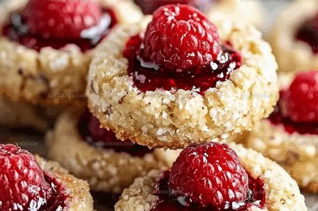 How to Make Raspberry Hazelnut Thumbprint Cookies